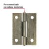 Código: 46911 Bisagra rectangular 2' latón antiguo, HERMEX BR-202