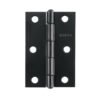Código: 45635 Bisagra rectangular 2-1/2' negra, HERMEX BR-256