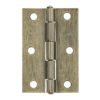Código: 46913 Bisagra rectangular 3' latón antiguo, HERMEX BR-302