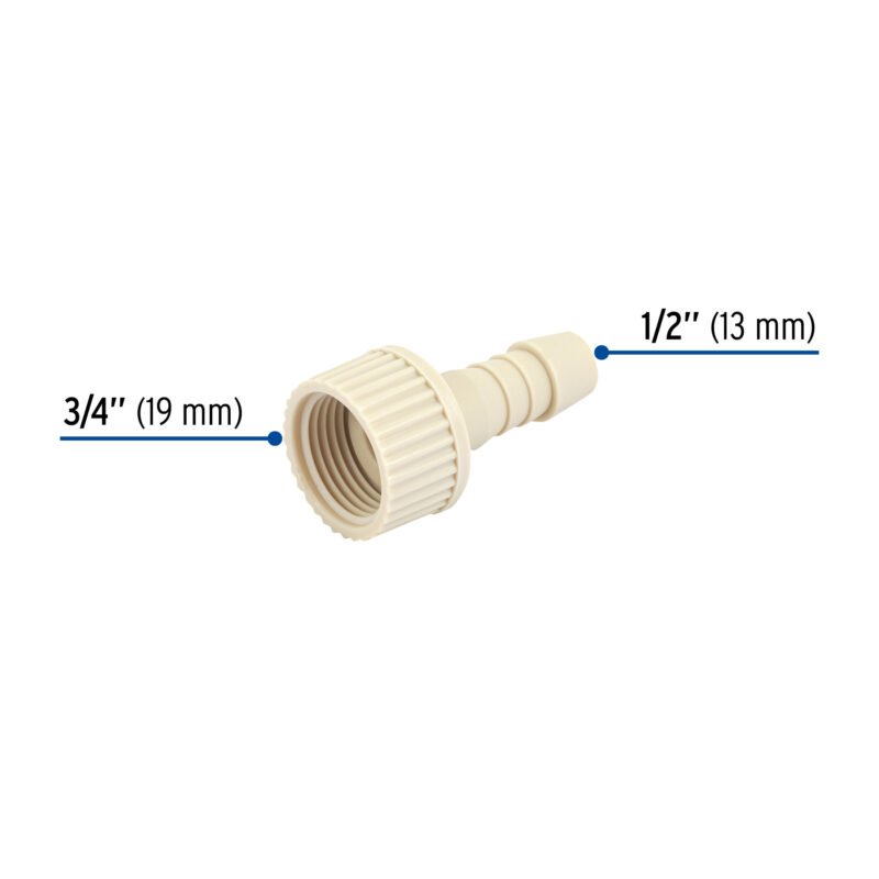 CM-631FC2.jpg Código: 48578 Adaptador hembra movible de polipropileno 3/4' x 1/2', Foset CM-631