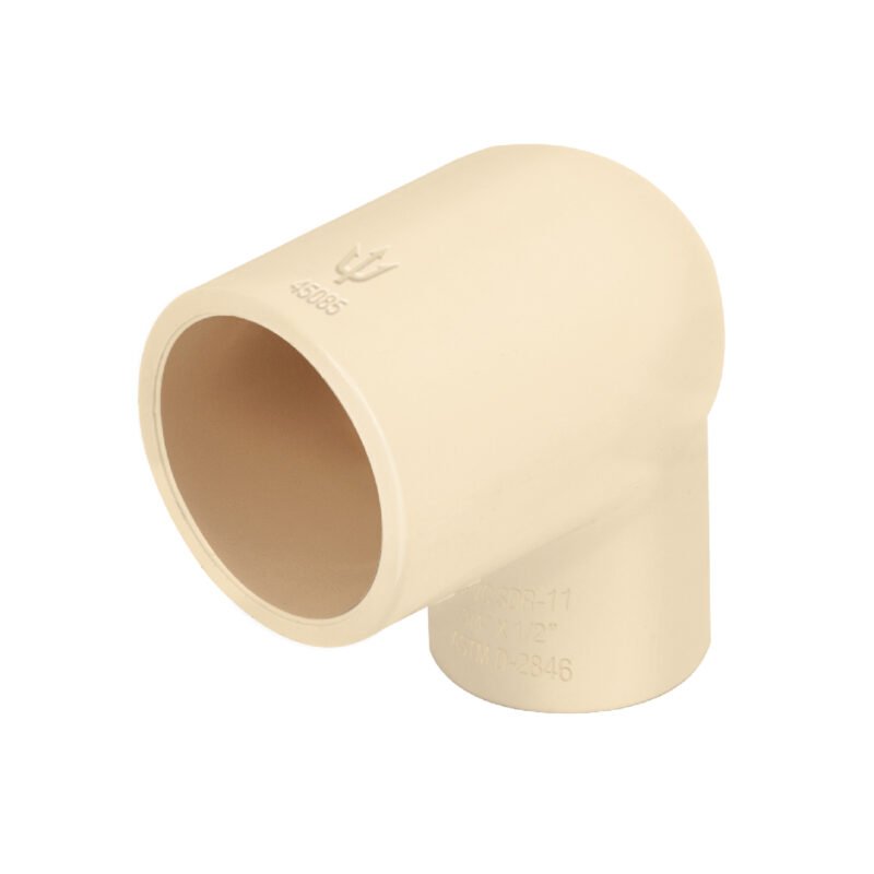 CPVC-521.jpg Código: 45085 Codo reducción 90° de CPVC de 3/4' x 1/2', FOSET CPVC-521