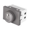 Código: 47833 Dimmer giratorio acero inox de 1.5 módulos, línea Lisboa DIM15-LA