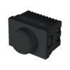 Código: 47886 Dimmer giratorio negro de 1.5 módulos, línea Lisboa, Volteck DIM15-LN