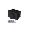 Código: 47886 Dimmer giratorio negro de 1.5 módulos, línea Lisboa, Volteck DIM15-LN