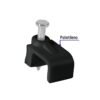Código: 48035 Bolsa con 20 grapas negras de 6 x 9.5 mm para cable plano GPL-10N