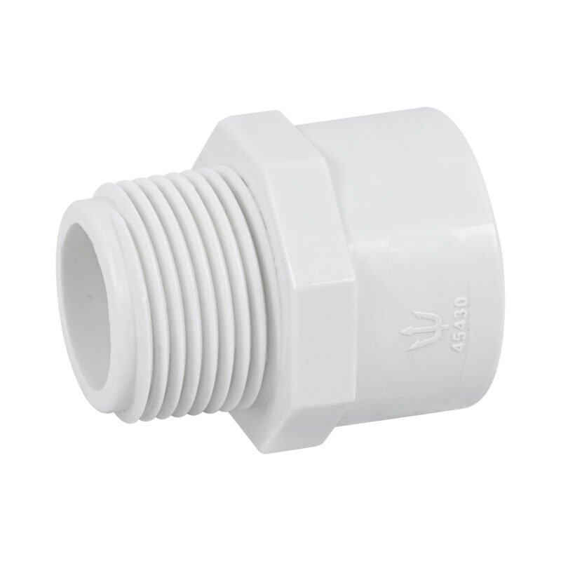 PVC-612.jpg Código: 45430 Adaptador macho de PVC de 3/4', Foset PVC-612