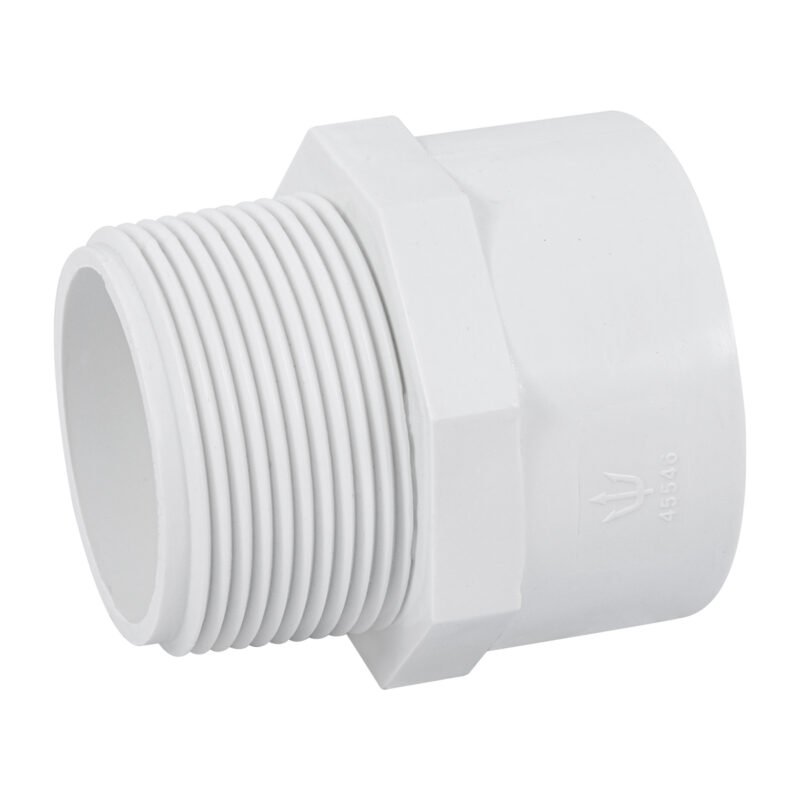 PVC-615.jpg Código: 45546 Adaptador macho de PVC de 1-1/2', Foset PVC-615