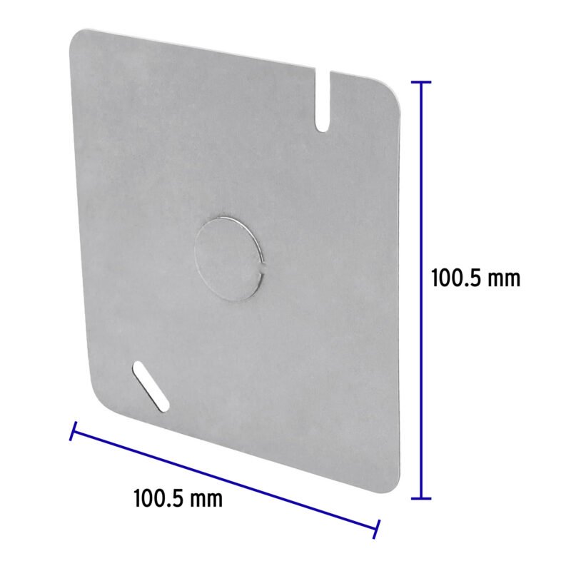 Código: 45009 Tapa de 4' x 4' para caja cuadrada económica, Volteck TACH-4X4