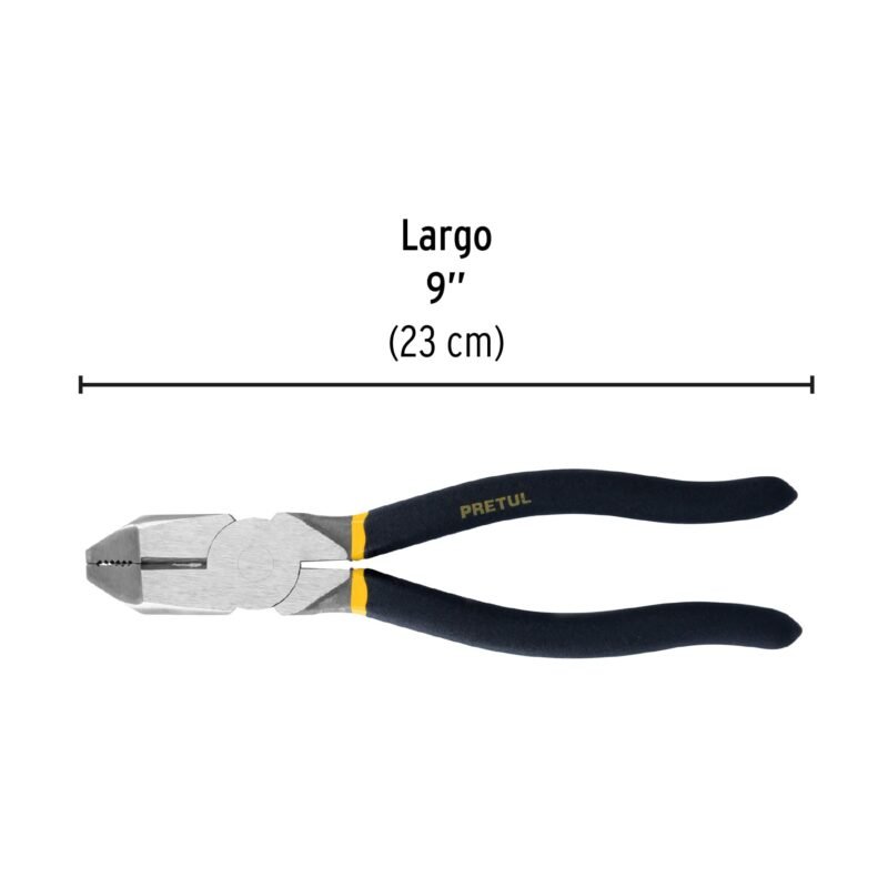 219-PFC2.jpg Código: 22612 Pinza para electricista 9' uso rudo, mango de PVC, Pretul 219-P