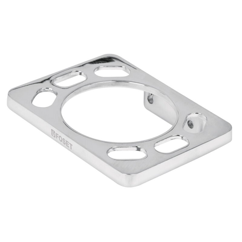 A-907.jpg Código: 49610 Portavaso cepillero, metálico, cromo, BASIC A-907