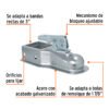 Código: 44443 Acoplador para remolque, para bola de 1-7/8', Truper ACO-BOLA-20