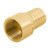 Código: 49313 Adaptador hembra de latón 1' para poliducto, Foset ADPO-1H