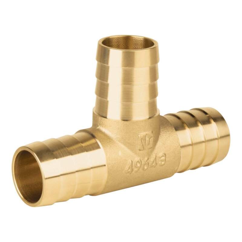 ADPO-1T.jpg Código: 49643 Tee inserción macho latón 1' para poliducto negro, Foset ADPO-1T