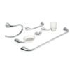Código: 49640 Juego de 6 accesorios para baño metálicos, Foset Aero AEA-7000