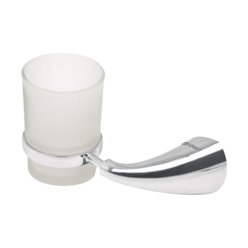 AEA-71.jpg Código: 49632 Portavaso cepillero metálico con vaso de vidrio, Foset Aero AEA-71