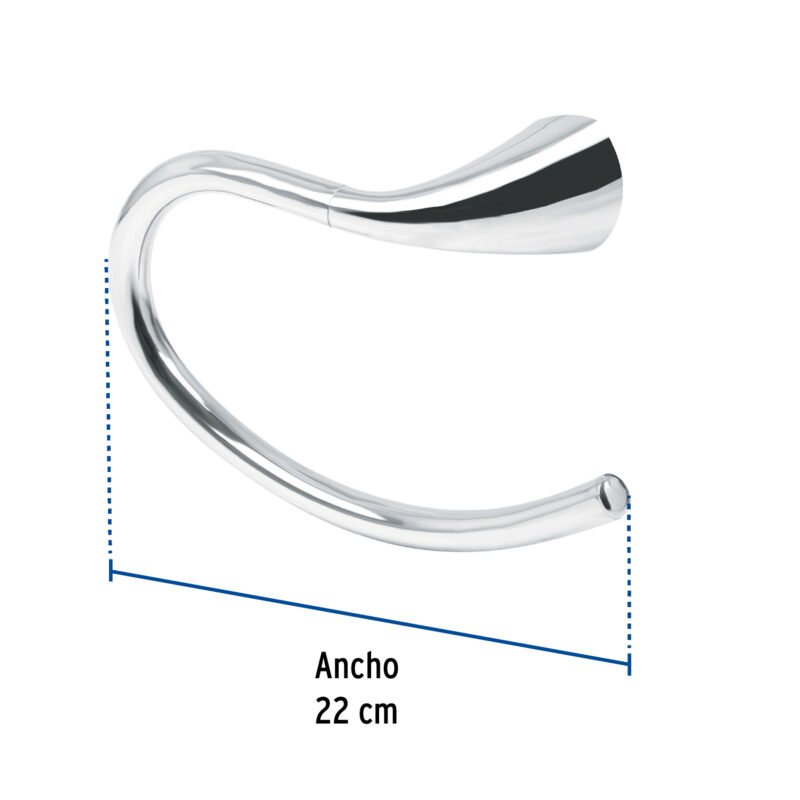 AEA-77FC2.jpg Código: 49639 Toallero metálico de argolla, Foset Aero AEA-77