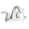 Código: 49764 Mezcladora 4' cuello alto para lavabo, Foset Aero AEM-42