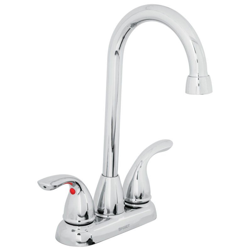 AEM-43.jpg Código: 49766 Mezcladora 4' cuello tipo bar para lavabo, Foset Aero AEM-43