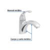 Código: 45203 Monomando corto para lavabo, Foset Aero AEM-45