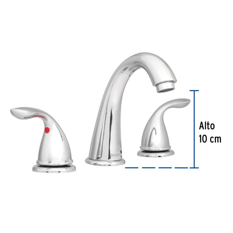 AEM-91FC2.jpg Código: 49762 Mezcladora para lavabo con taladros separados, Foset Aero AEM-91