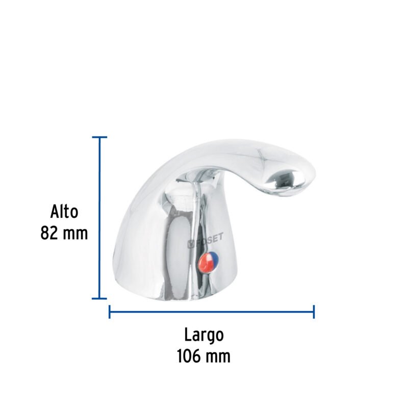 Código: 45240 Maneral de palanca p/monomando fregadero AEF-82, cromo,Aero AEMM-04