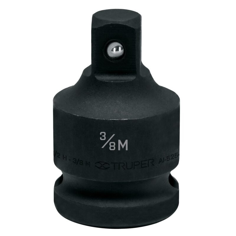 AI-5254.jpg Código: 100906 Adaptador de impacto 1/2' (H) x 3/8' (M), Truper AI-5254