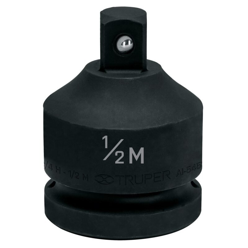 AI-5453.jpg Código: 100949 Adaptador de Impacto 3/4' (H) x 1/2' (M), Truper AI-5453