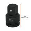 Código: 100950 Adaptador de Impacto 3/4' (H) x 1' (M), Truper AI-5455
