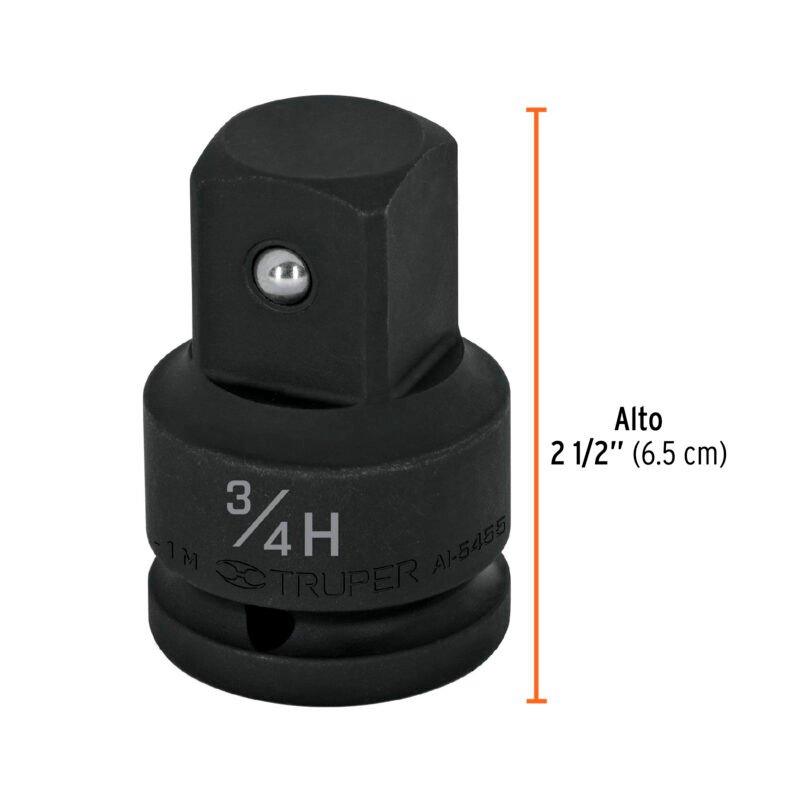 AI-5455FC2.jpg Código: 100950 Adaptador de Impacto 3/4' (H) x 1' (M), Truper AI-5455