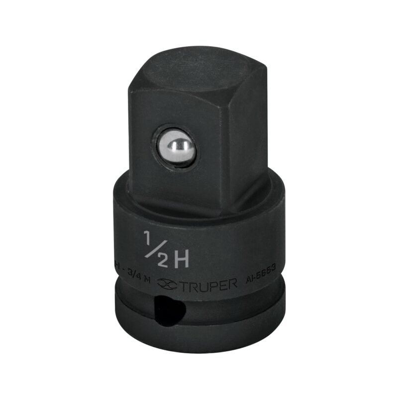 AI-5653.jpg Código: 100907 Adaptador de impacto 1/2' (H) x 3/4' (M), Truper AI-5653