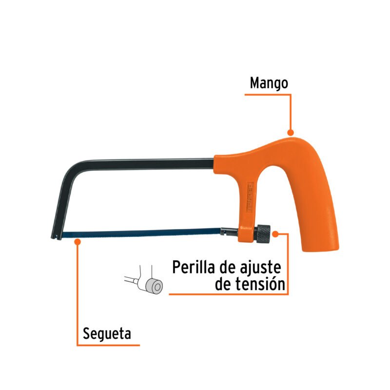 AJ-6FC1.jpg Código: 10210 Arco junior 6' para segueta, Truper AJ-6