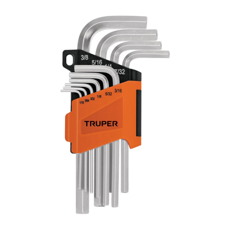 Código: 15539 Juego 10 llaves allen std punta hexagonal con organizador ALL-10P