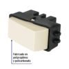 Código: 27228 Interruptor sencillo, marfil, línea Volteck Basic APSE-BI