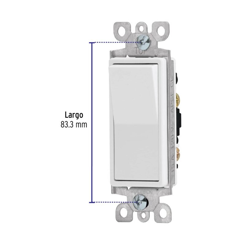 Código: 46005 Interruptor sencillo, línea Classic, Volteck APSE-CL