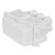 Código: 48132 Interruptor sencillo, línea Italiana, color blanco, Volteck APSE-IB