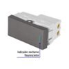 Código: 47820 Interruptor sencillo acero inox de 1 módulo, línea Lisboa APSE-LA