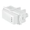 Código: 48053 Interruptor sencillo con luz piloto, línea Italiana, blanco APSEP-IB