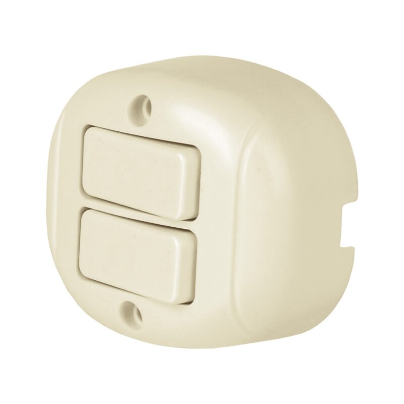 Código: 47355 Interruptor de sobreponer dúplex, Volteck APSO-D