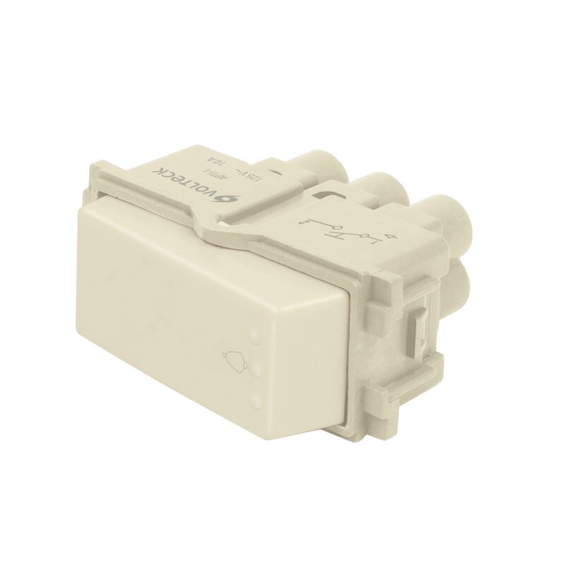 APTI-I.jpg Código: 48099 Interruptor para timbre, línea Italiana, color marfil APTI-I