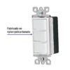 Código: 46007 Interruptor triple, línea Classic, Volteck APTR-CL