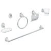 Código: 48341 Juego de 6 accesorios p/baño cromo chapetón ovalado, Aqua AQA-4003