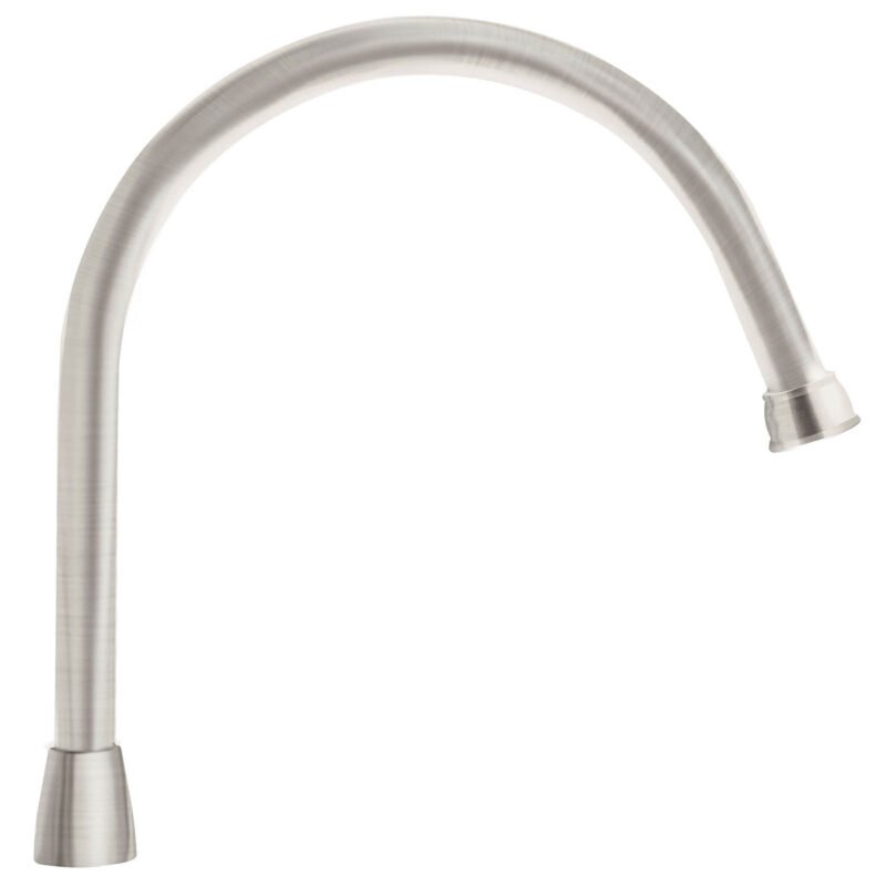 Código: 46726 Cuello largo para mezcladora de fregadero, satín, Aqua AQCR-80N