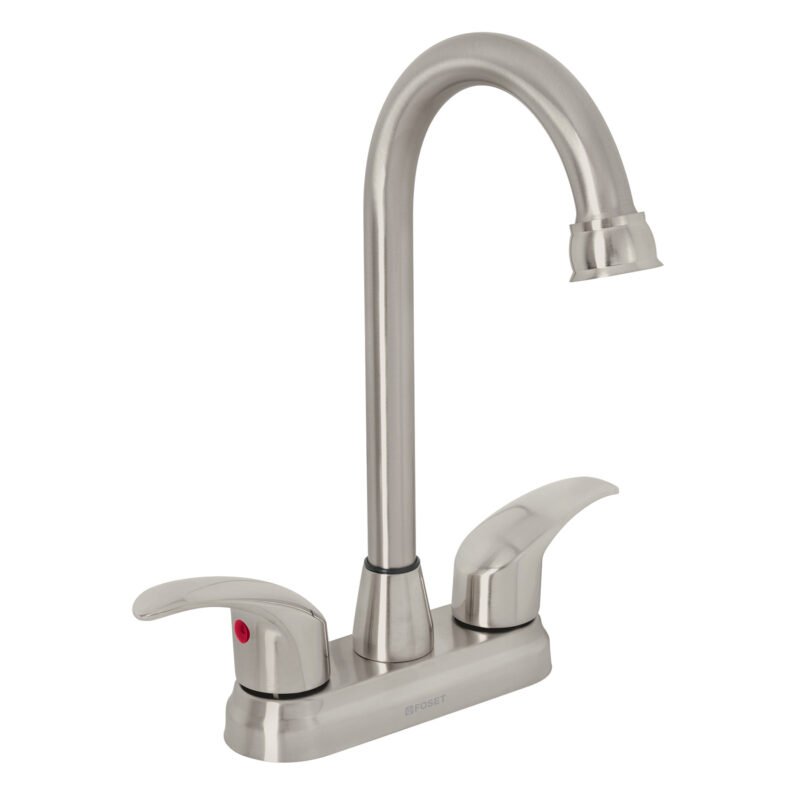 AQM-62N.jpg Código: 45622 Mezcladora lavabo 4' satín, tipo bar, palanca, AQUA AQM-62N