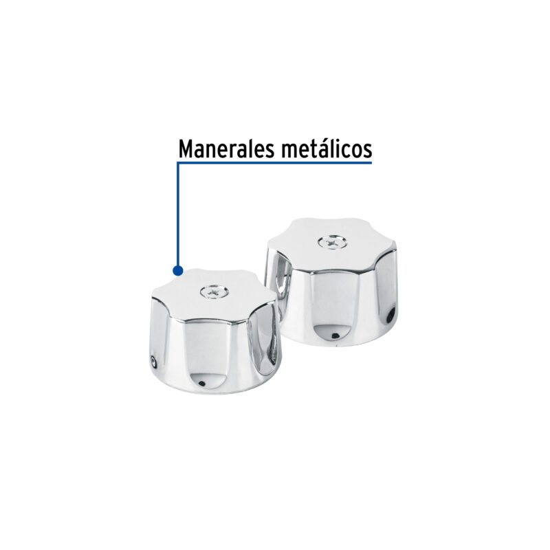 Código: 49443 Jgo manerales hex para AQF-92 de pared, fregadero,cromo,Aqua AQMM-80