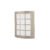Código: 48011 Arbotante decorativo de LED 15 W acero inoxidable luz cálida ARB-003L