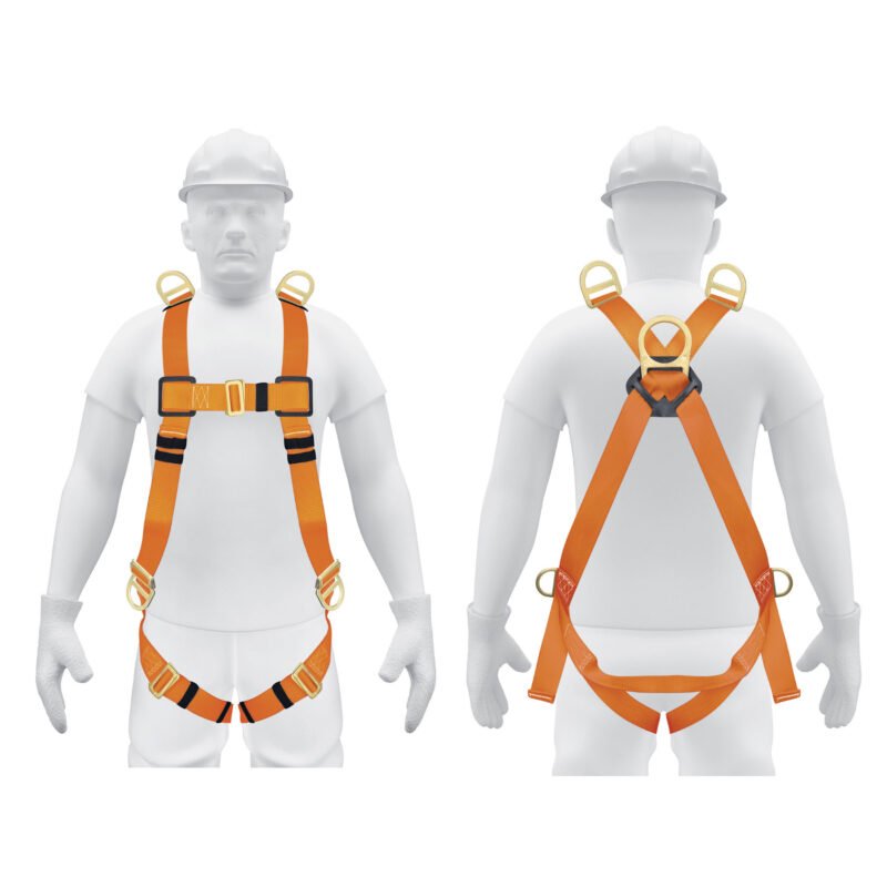 Código: 14434 Arnés de cuerpo completo con 5 anillos, ANSI, Truper ARN-5438