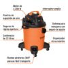 Código: 12092 Aspiradora de sólidos y líquidos, 6 gal, plástica, Truper ASP-06