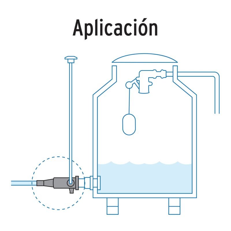 ATIN-003FC2.jpg Código: 48070 Multiconector polipropileno para tinaco, sin válvula, Foset ATIN-003