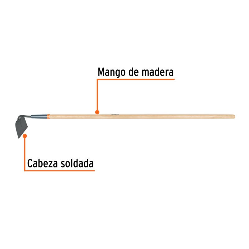 ATJFC1.jpg Código: 10553 Azadón jardinero Classic, mango de madera 54', TRUPER ATJ