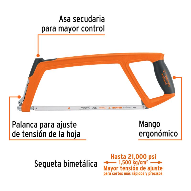 ATX-12FC1.jpg Código: 10232 Arco 12' profesional extra pesado de 1 kg, Truper Expert ATX-12
